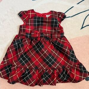 The Children's Place Red and Black Plaid Dress